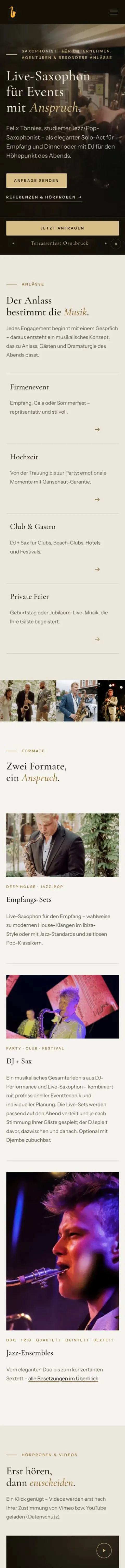 Mobile Ansicht von saxofaxo.com