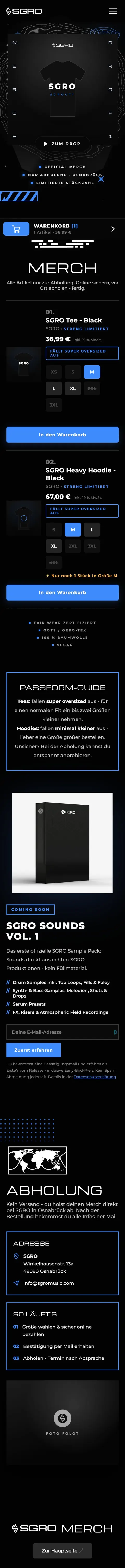 Mobile Ansicht von shop.sgromusic.com